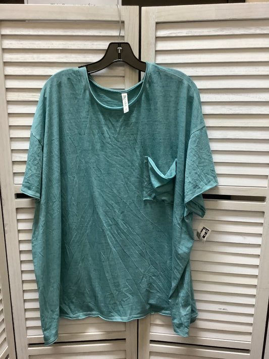 Top Short Sleeve Basic By Zenana Outfitters  Size: 1x