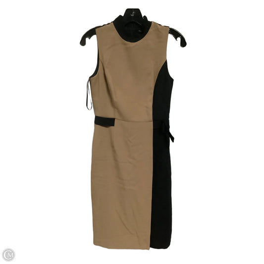 Dress Casual Midi By White House Black Market In Black & Brown, Size: 2