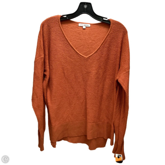 Sweater By Clothes Mentor In Orange, Size: L