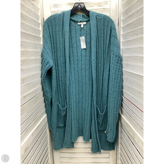 Sweater Cardigan By Maurices In Teal, Size: Xl