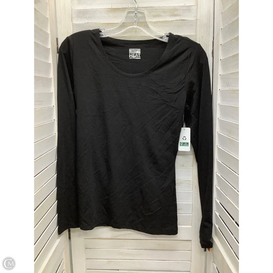 Athletic Top Long Sleeve Crewneck By 32 Degrees In Black, Size: M