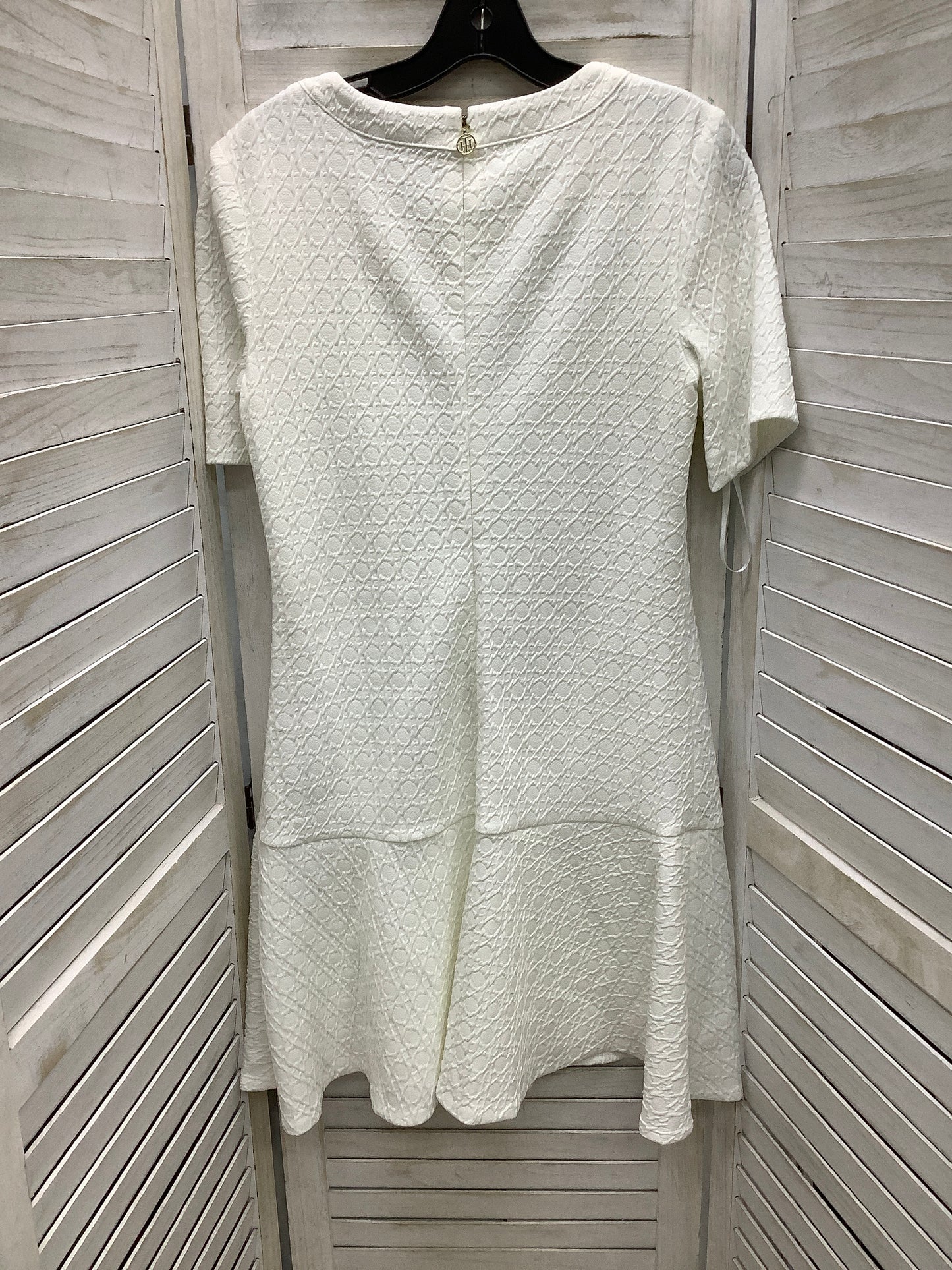 Dress Work By Tommy Hilfiger In White, Size: 8