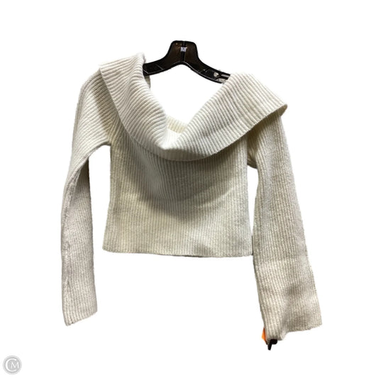 Sweater By Clothes Mentor In Cream, Size: L