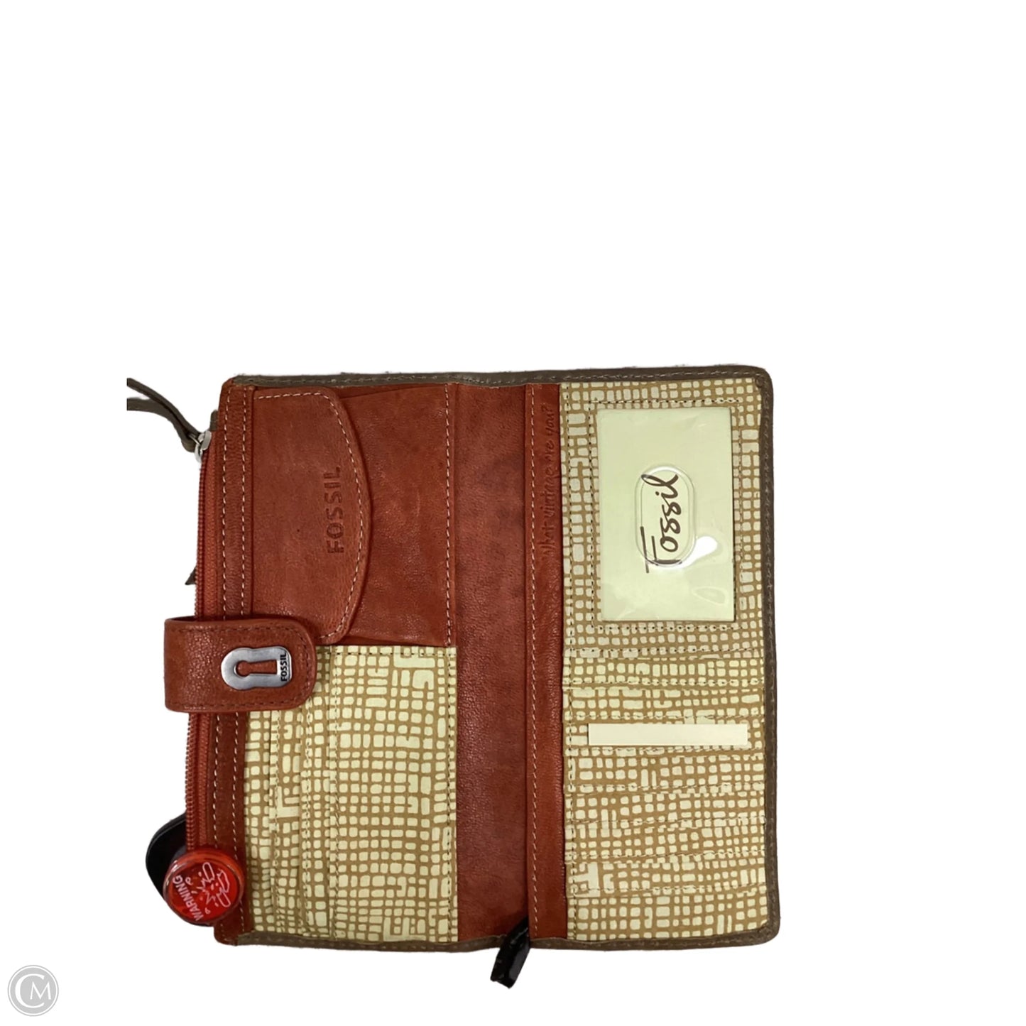 Wallet By Fossil, Size: Medium