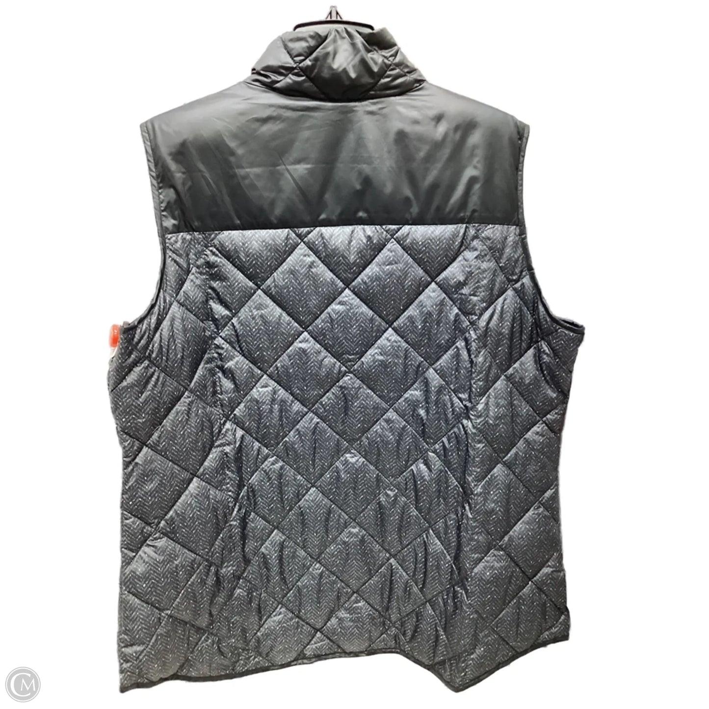 Vest Puffer & Quilted By Columbia In Black & Grey, Size: 1x