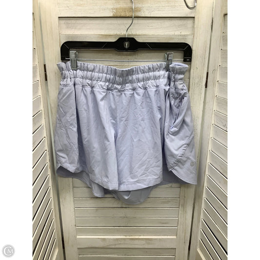 Athletic Shorts By Lululemon In Blue, Size: Xl