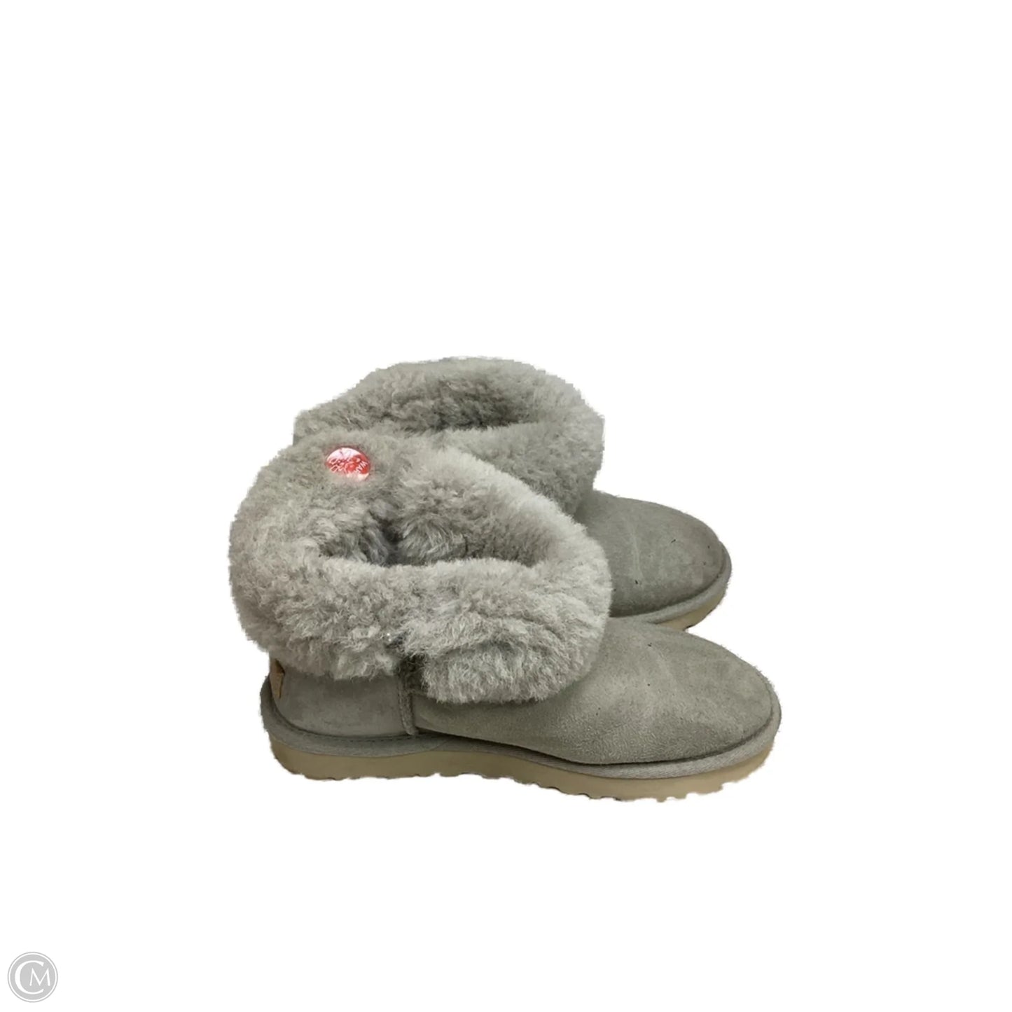 Boots Designer By Ugg In Grey, Size: 6