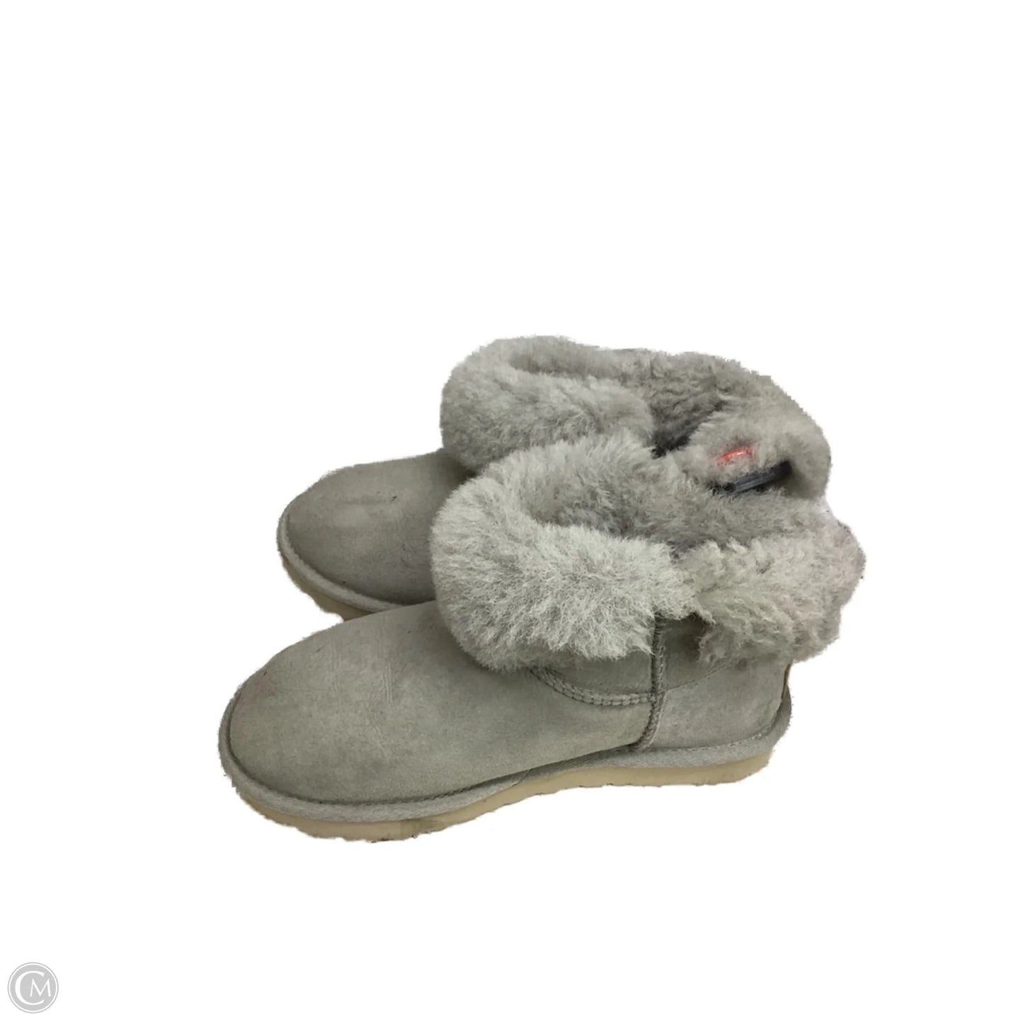 Boots Designer By Ugg In Grey, Size: 6