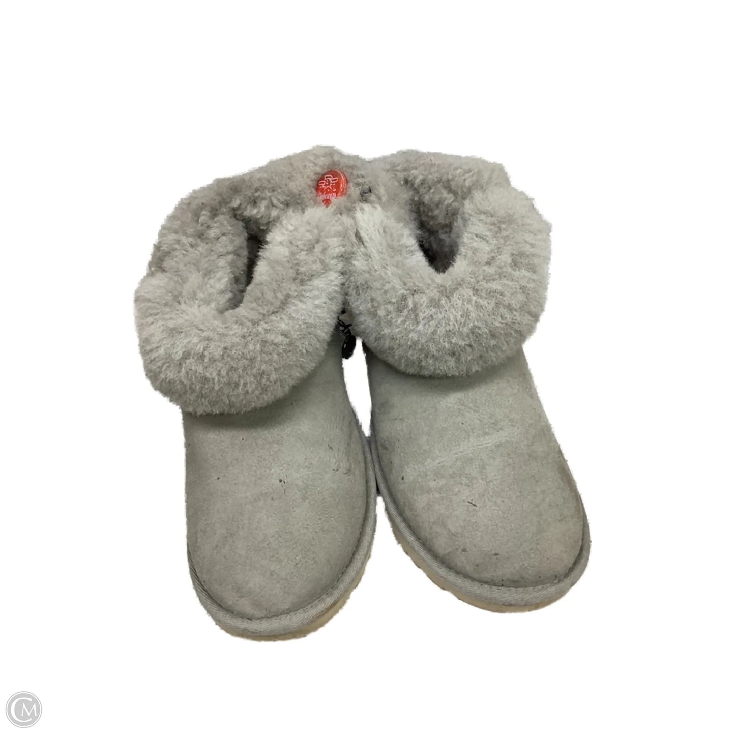 Boots Designer By Ugg In Grey, Size: 6