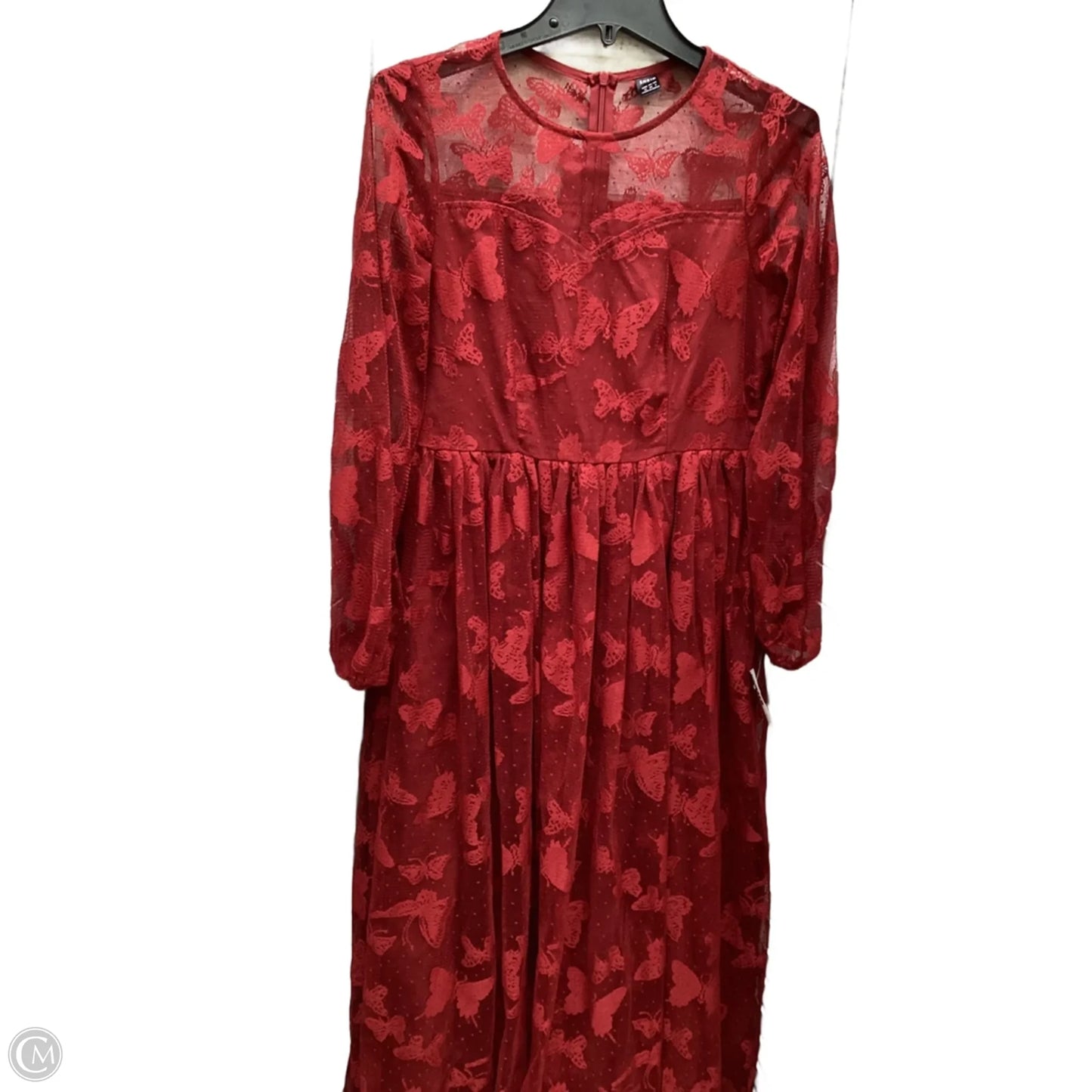 Dress Party Long By Shein In Red, Size: M
