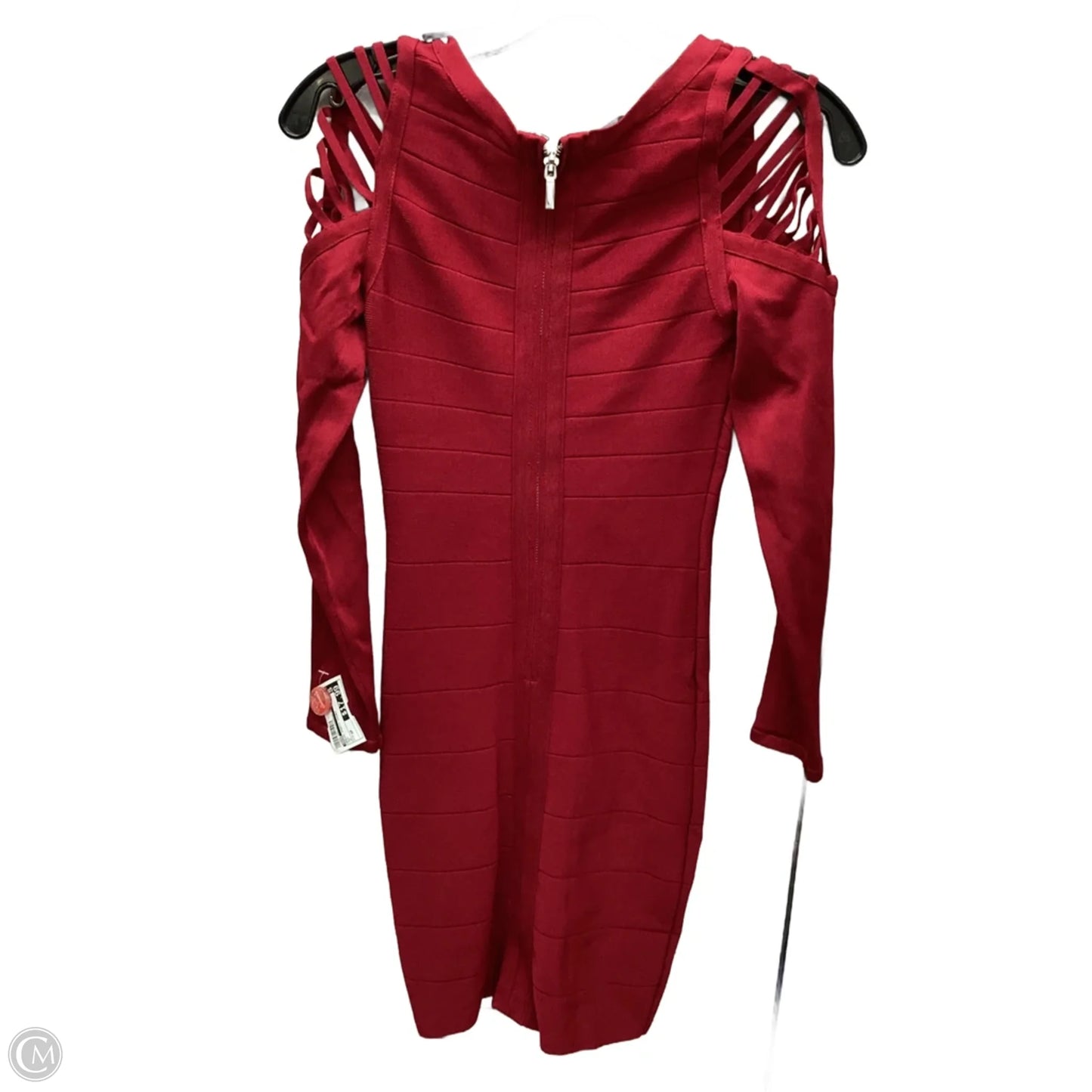 Dress Party Short By Bebe In Red, Size: Sp