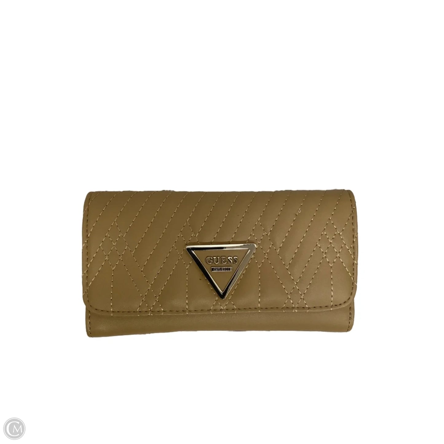 Wallet Leather By Guess, Size: Medium