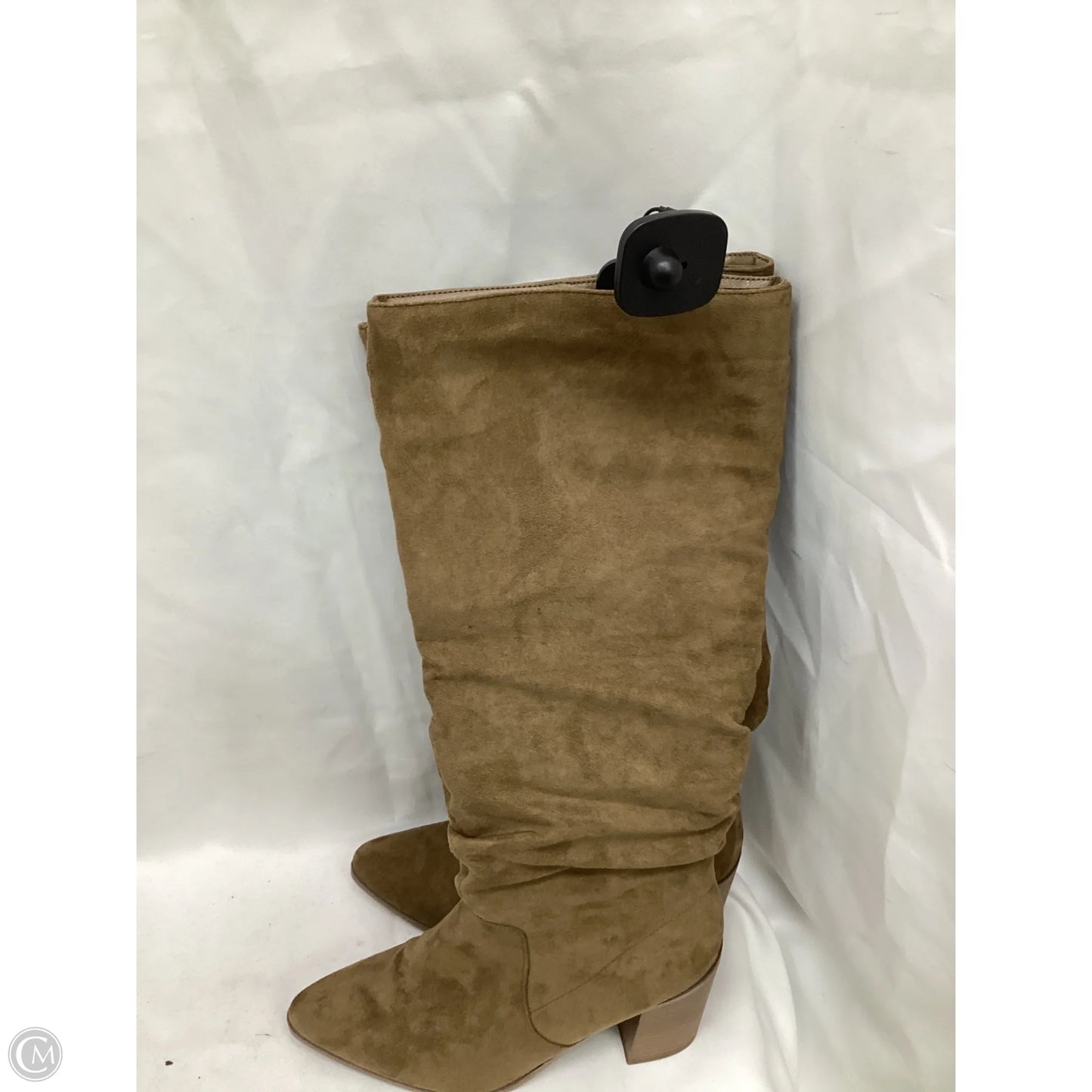 Boots Knee Heels By Universal Thread In Brown, Size: 9