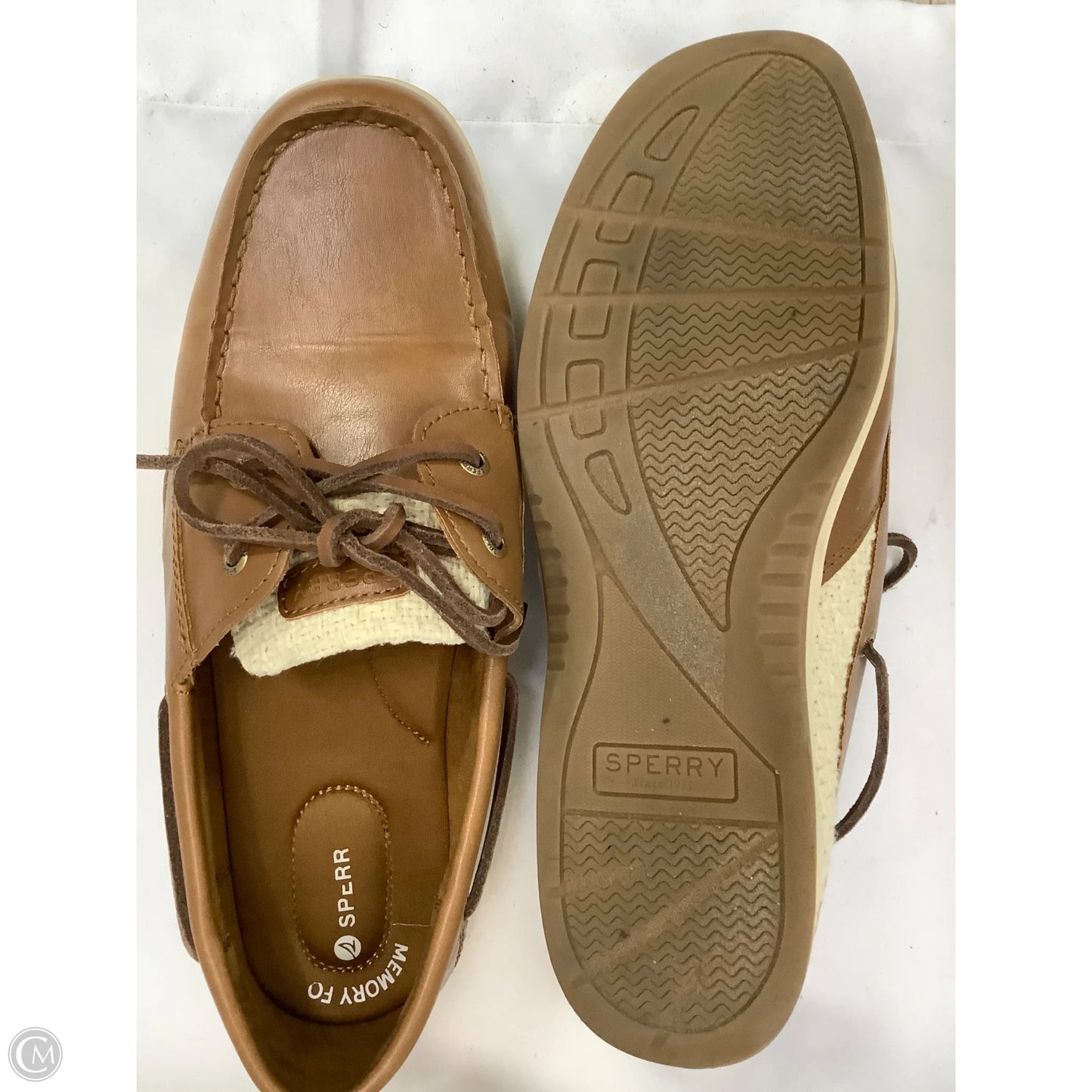 Shoes Flats By Sperry In Tan, Size: 10