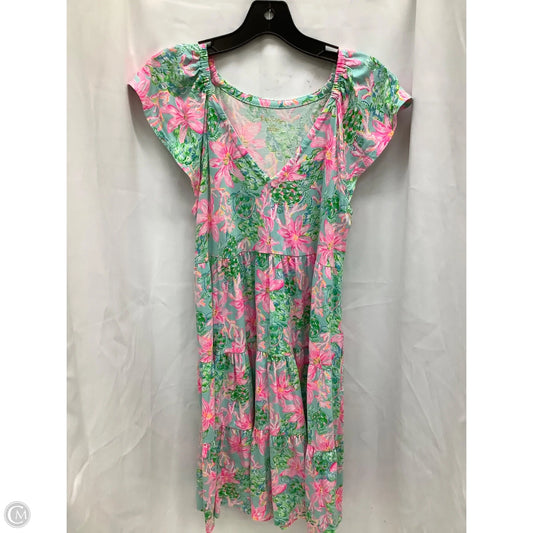 Dress Designer By Lilly Pulitzer In Floral Print, Size: Xs