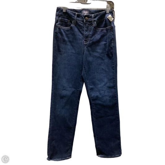 Jeans Straight By Not Your Daughters Jeans In Blue Denim, Size: 6