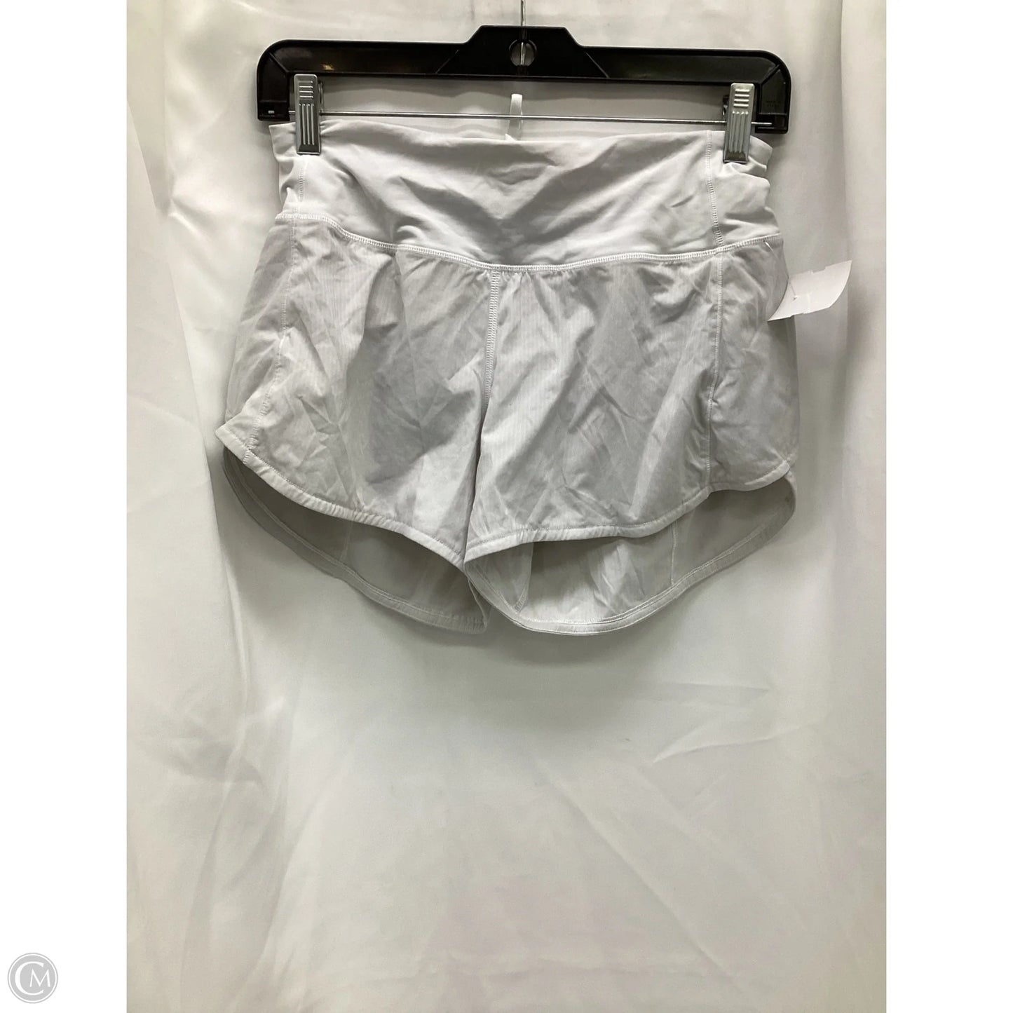 Athletic Shorts By Lululemon In White, Size: 4