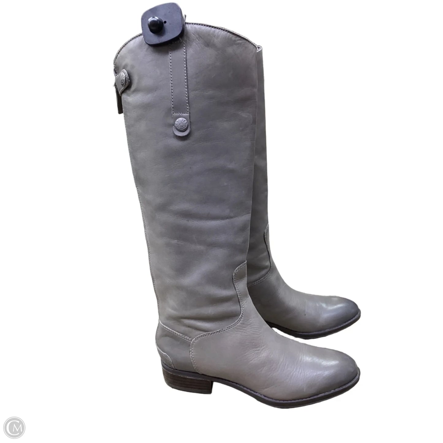 Boots Knee Flats By Sam Edelman In Grey, Size: 8