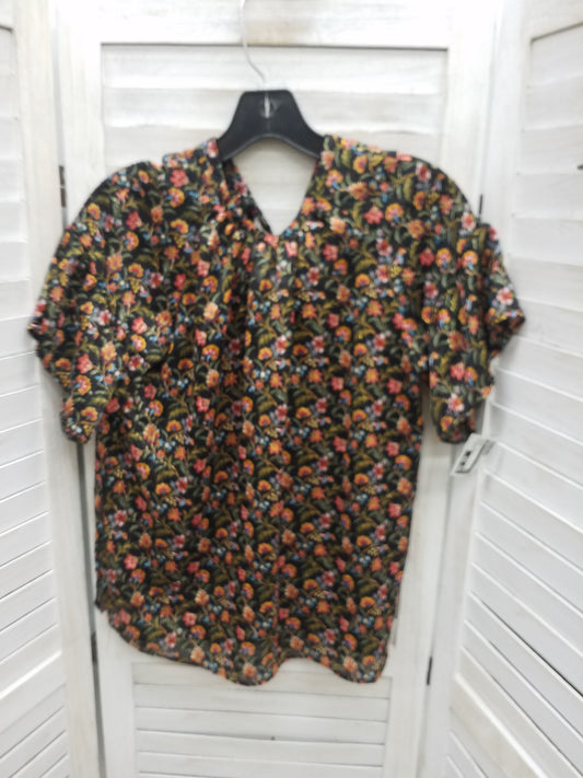 Blouse Short Sleeve By Loft  Size: Petite   Small