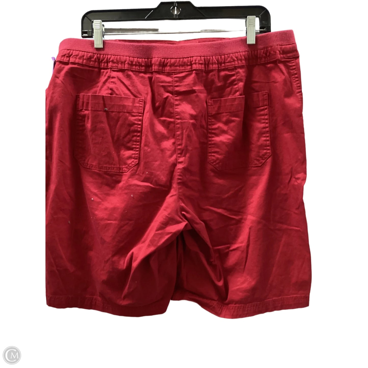 Shorts By Karen Scott In Red, Size: 16