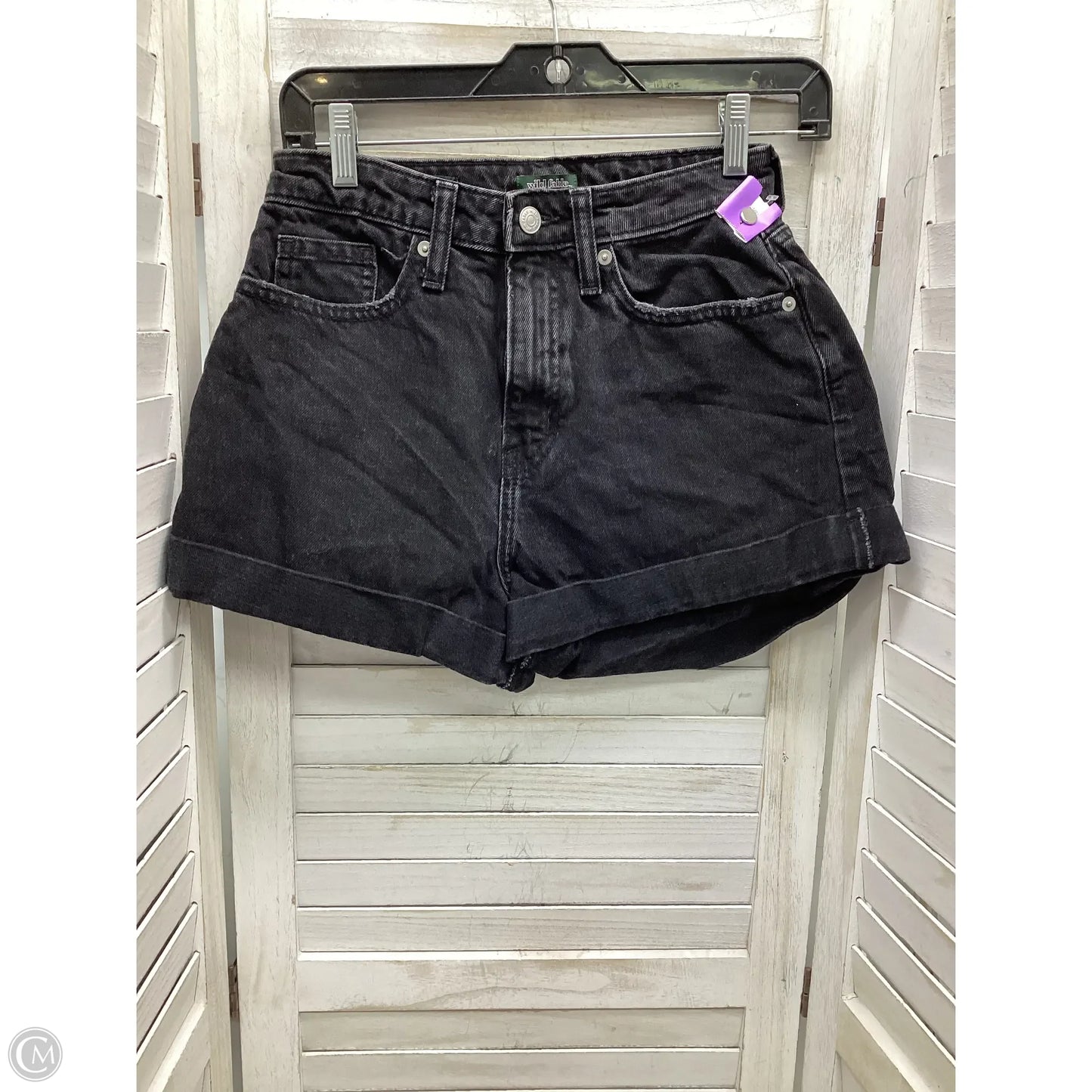 Shorts By Wild Fable In Black Denim, Size: 2