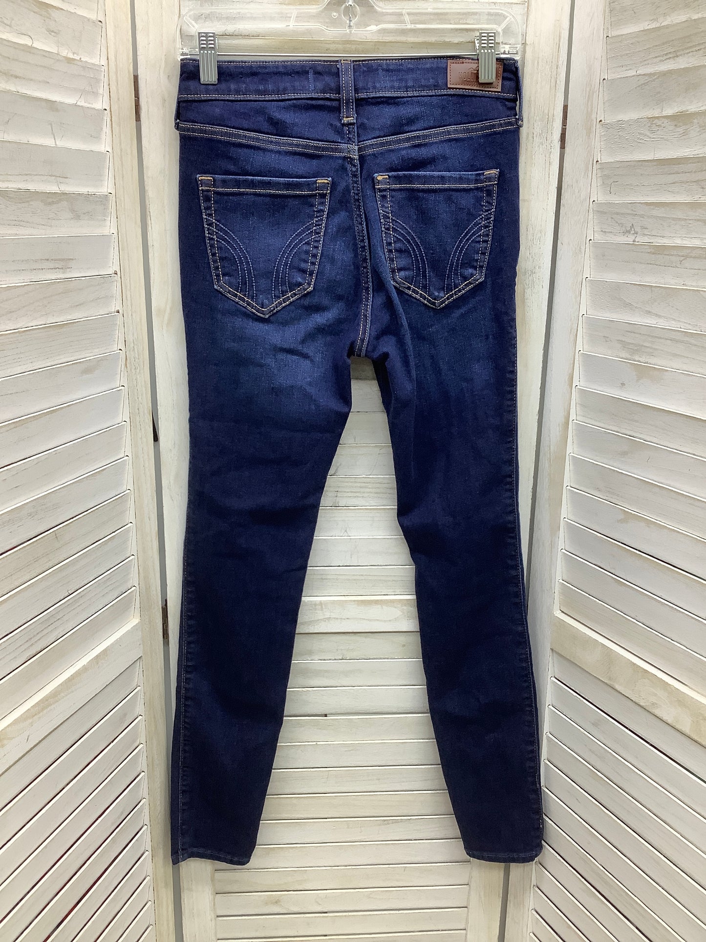 Blue Denim Jeans Skinny Hollister, Size 4