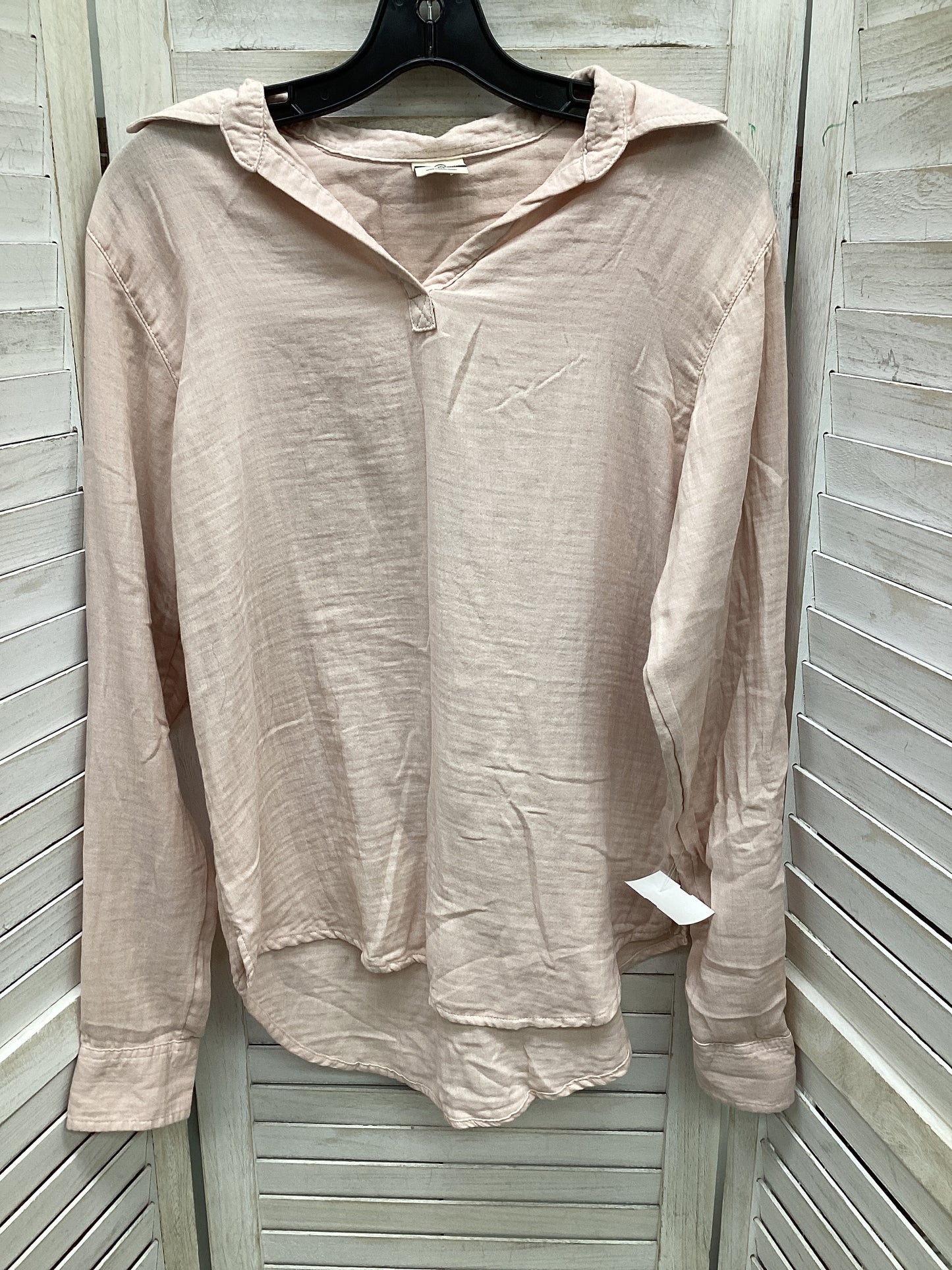 Top Long Sleeve By Magellan In Pink, Size: M