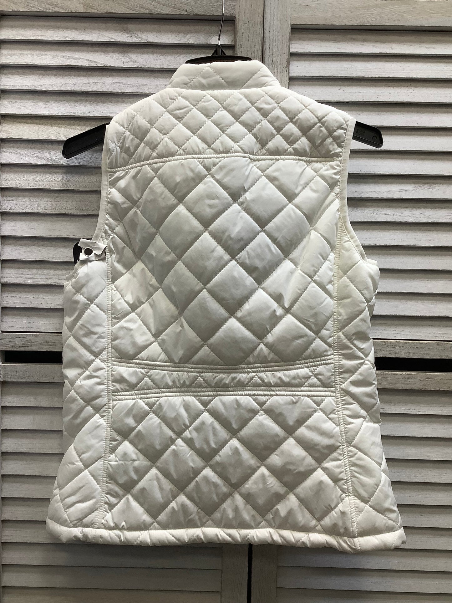 Vest Puffer & Quilted By Clothes Mentor In White, Size: S