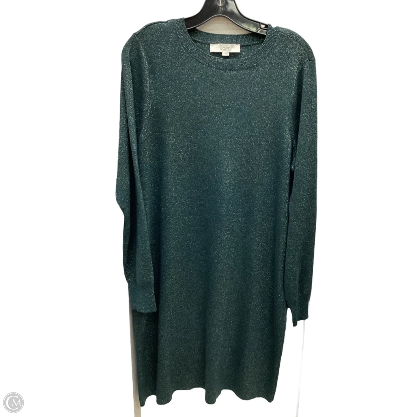 Dress Casual Midi By Loft In Green, Size: Xl