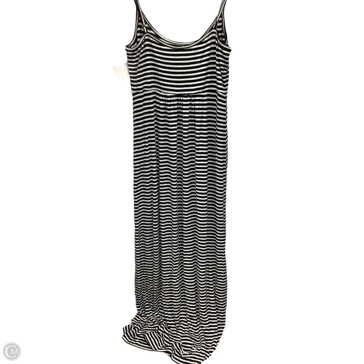 Dress Casual Maxi By Calvin Klein In Striped Pattern, Size: 8