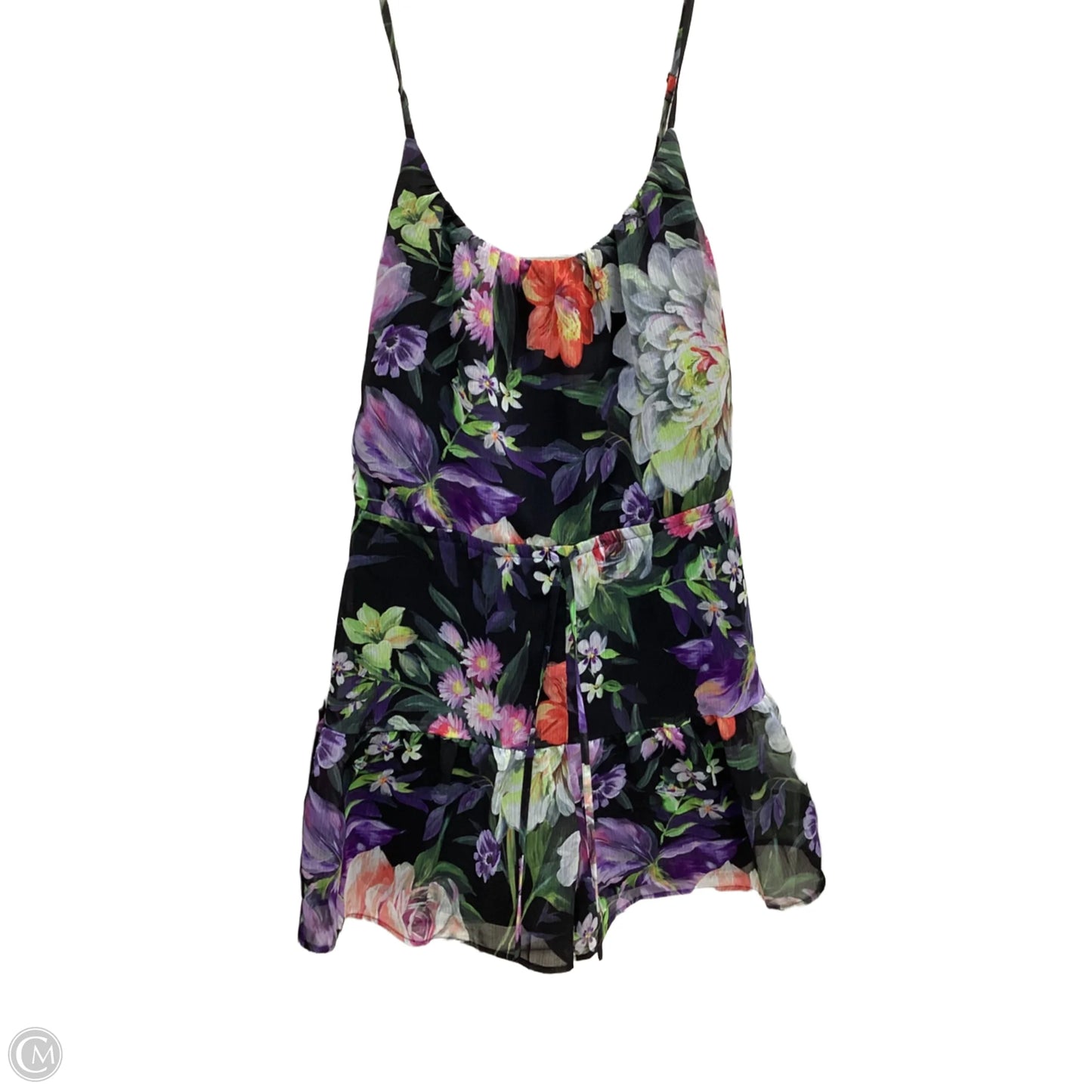 Romper By Express In Floral Print, Size: Xs