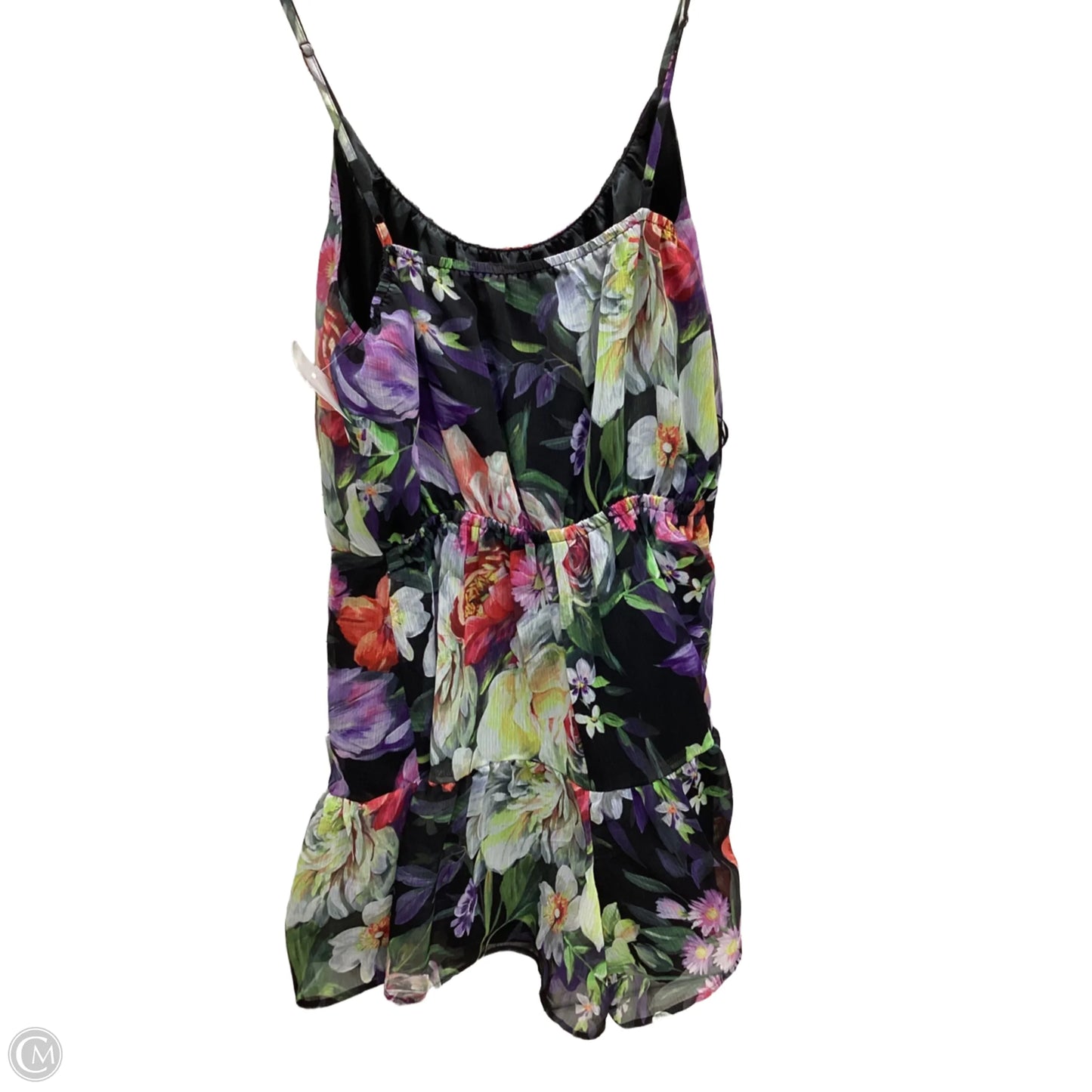 Romper By Express In Floral Print, Size: Xs