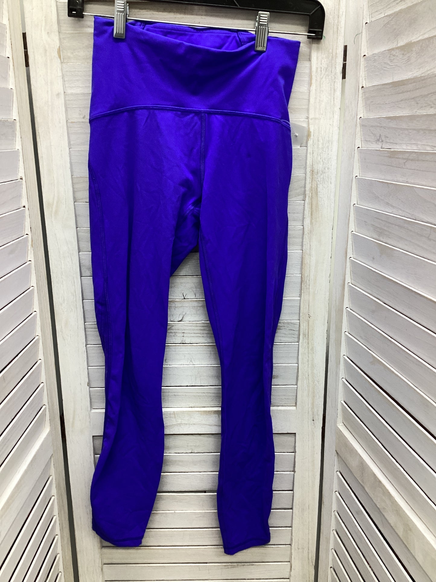 Athletic Leggings By Lululemon In Blue, Size: 4