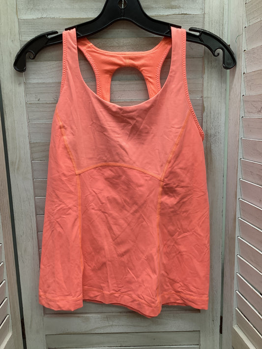 Athletic Tank Top By Lululemon In Orange, Size: 8