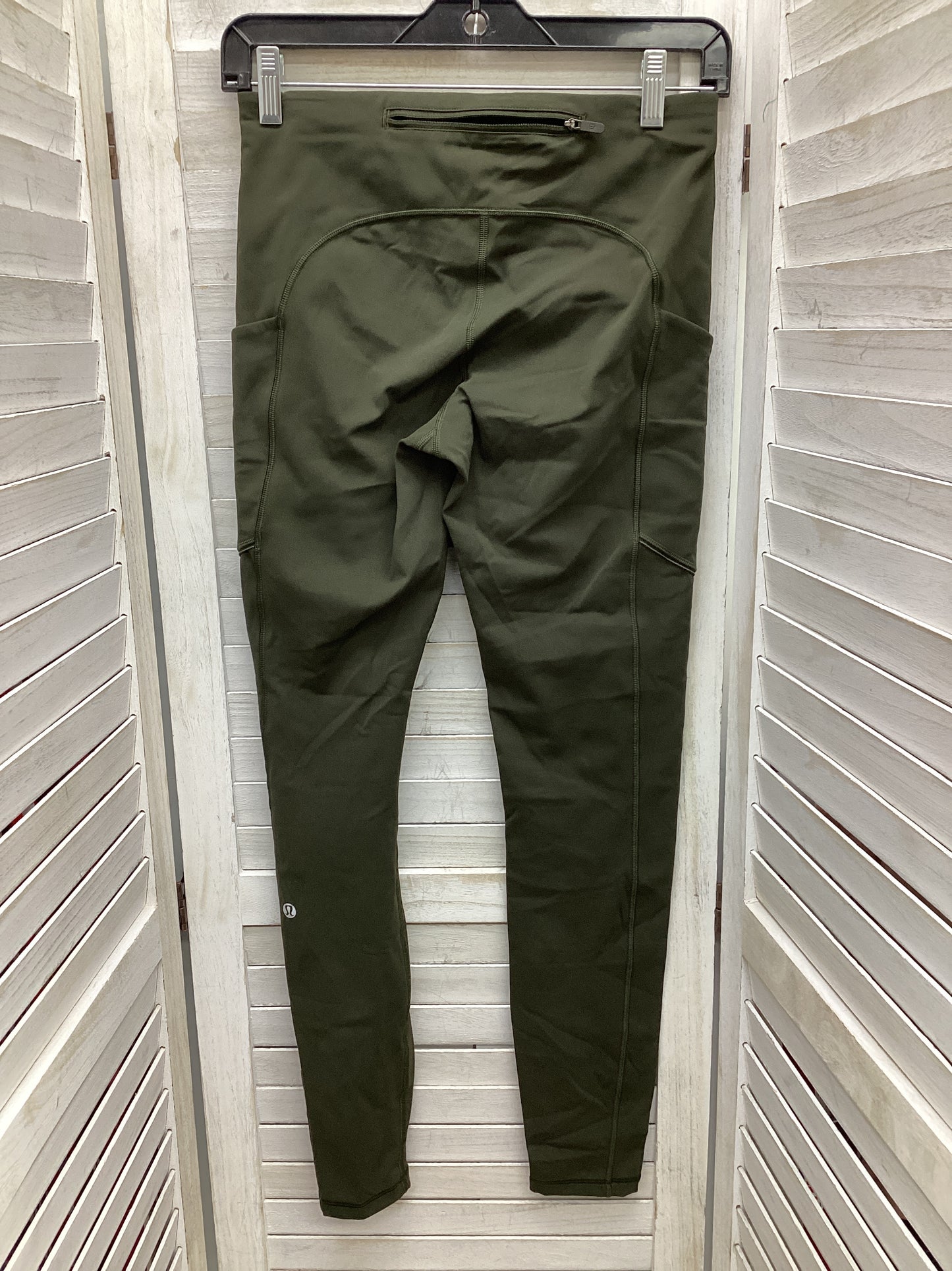 Athletic Leggings By Lululemon In Green, Size: 6