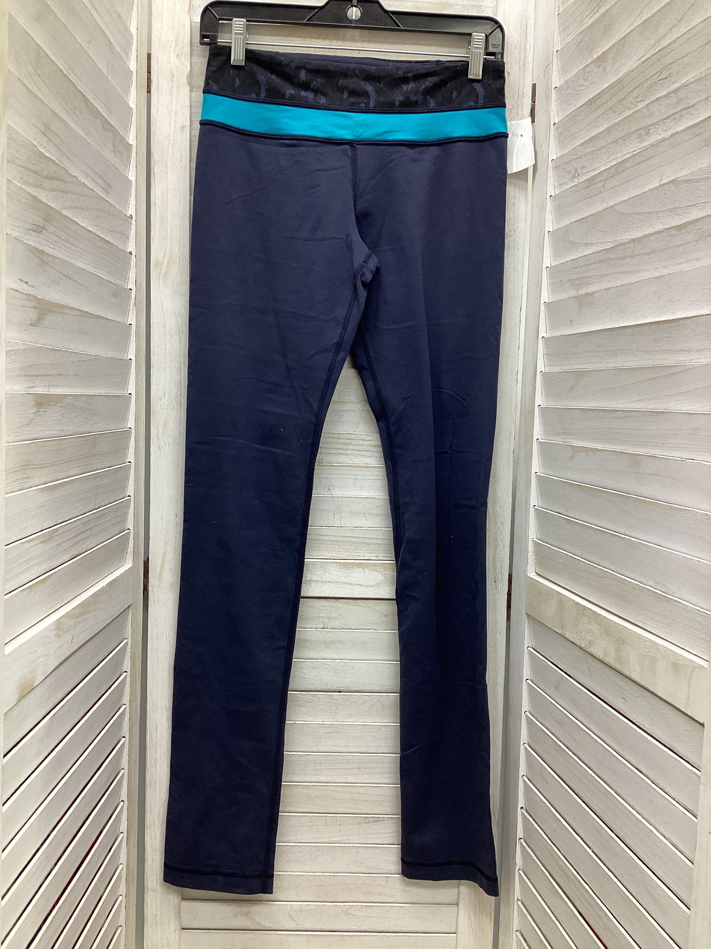 Athletic Leggings By Lululemon In Blue, Size: 6