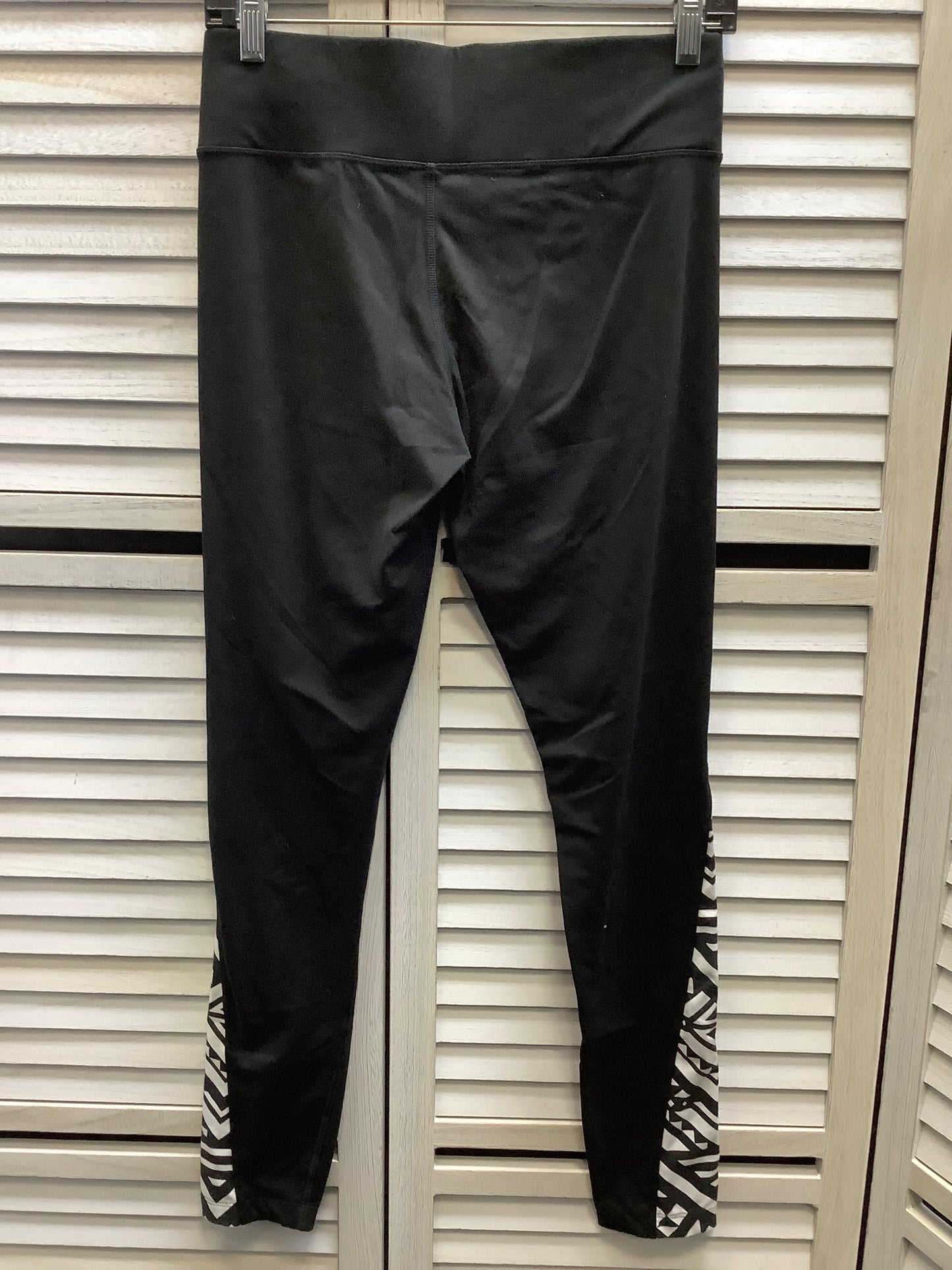 Athletic Leggings By Pink In Black & White, Size: S