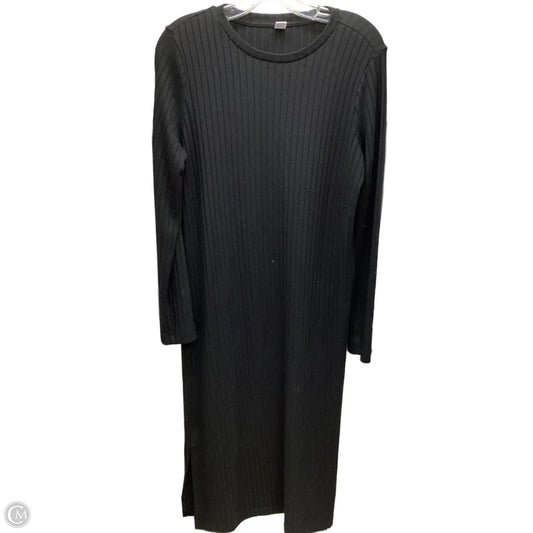 Dress Casual Maxi By Old Navy In Black, Size: M
