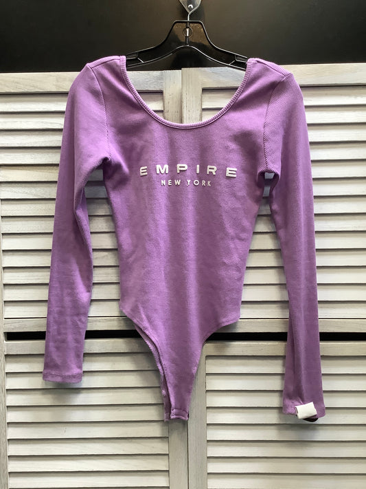 Bodysuit By Clothes Mentor In Purple, Size: M