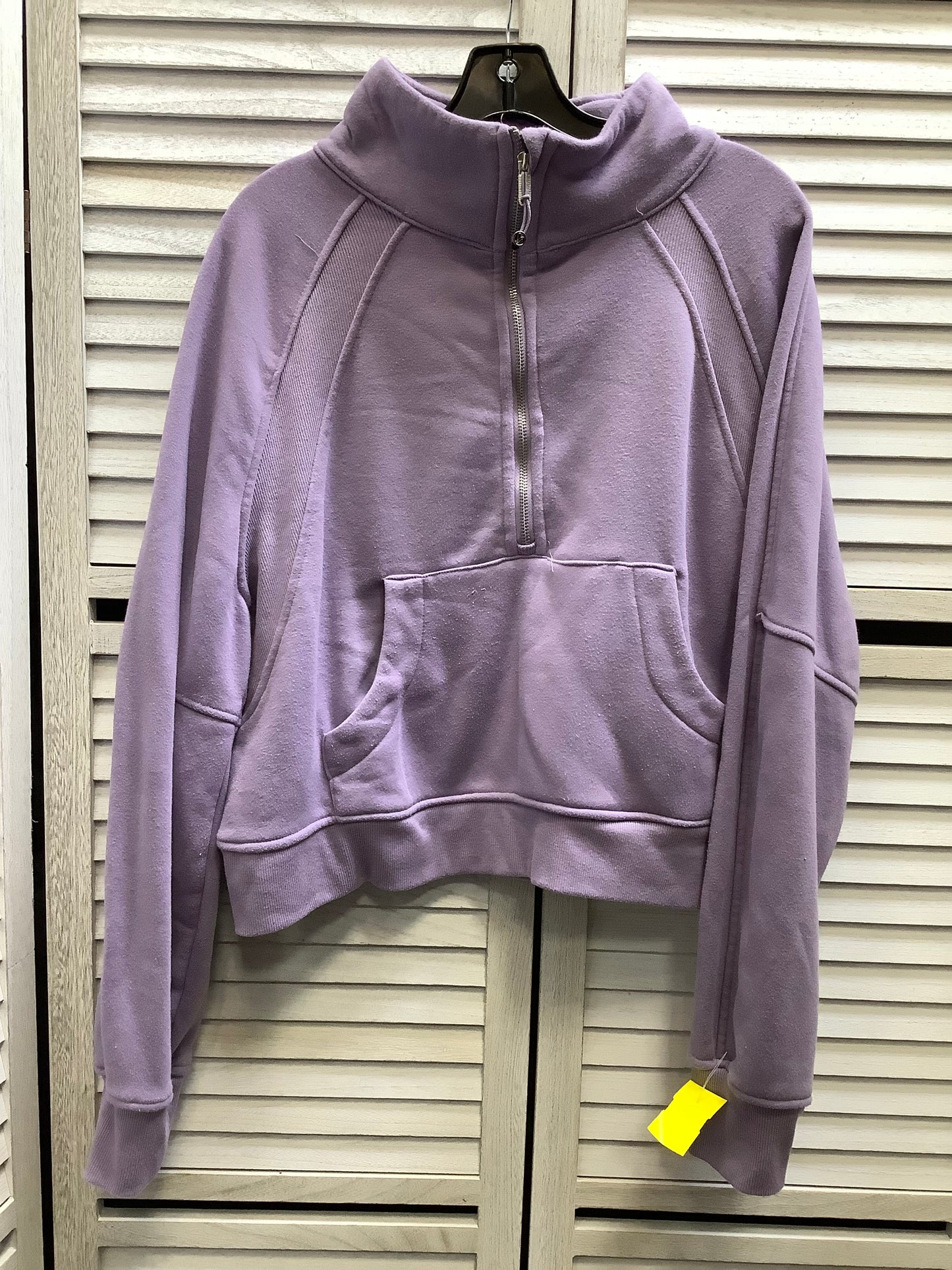 Sweatshirt Collar By Clothes Mentor In Purple, Size: Xl