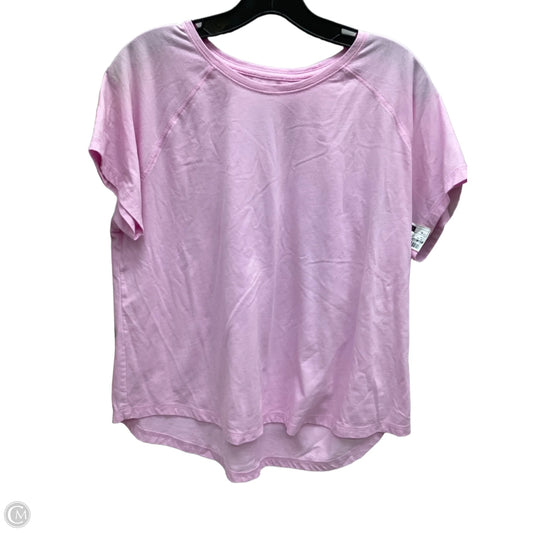 Top Short Sleeve By Tek Gear In Pink, Size: Xl