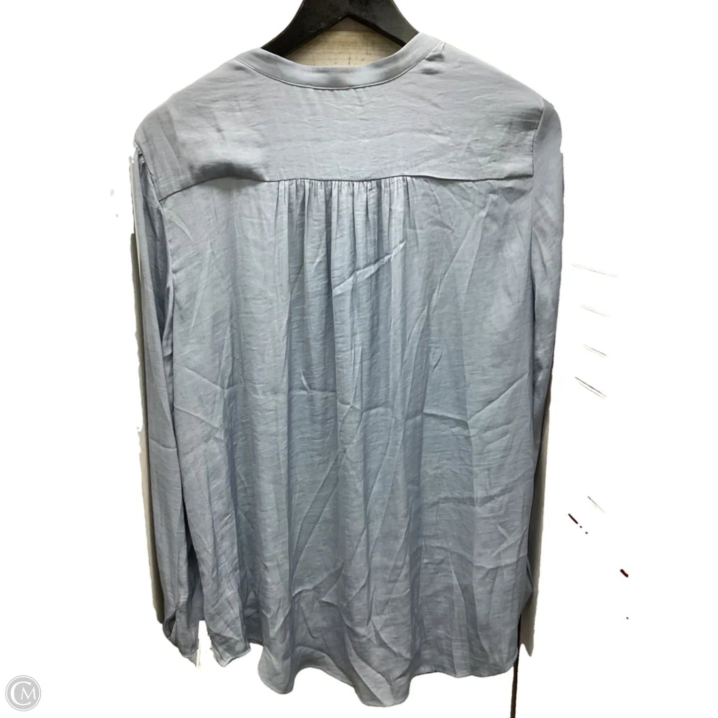 Blouse Long Sleeve By Jones And Co In Teal, Size: L