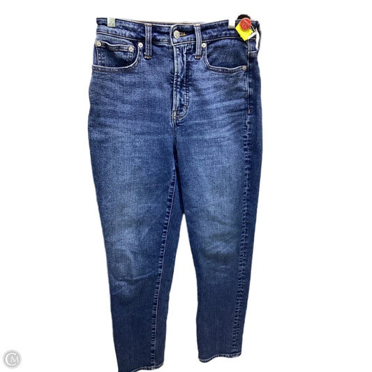 Jeans Straight By Madewell In Blue Denim, Size: 2