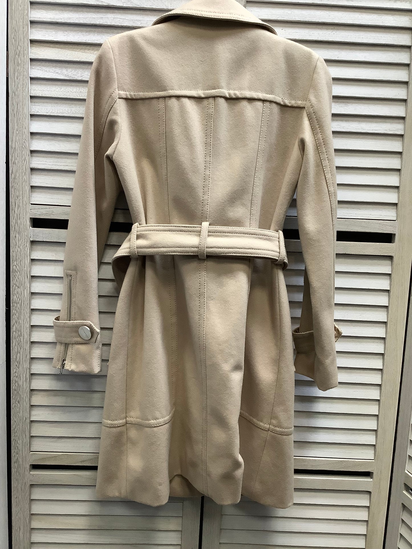 Coat Peacoat By Kenneth Cole In Taupe, Size: 2