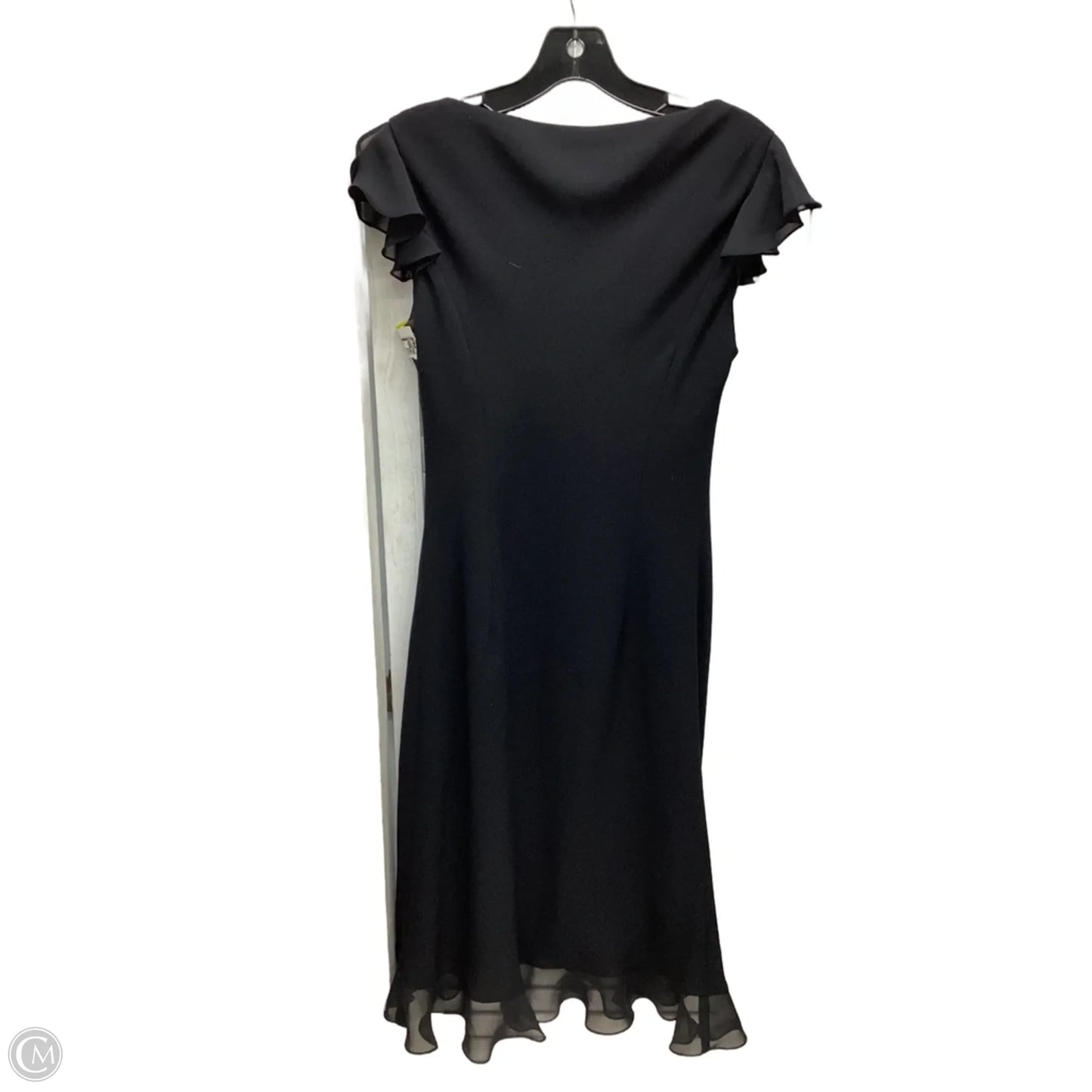 Dress Party Midi By Evan-picone In Black, Size: 8