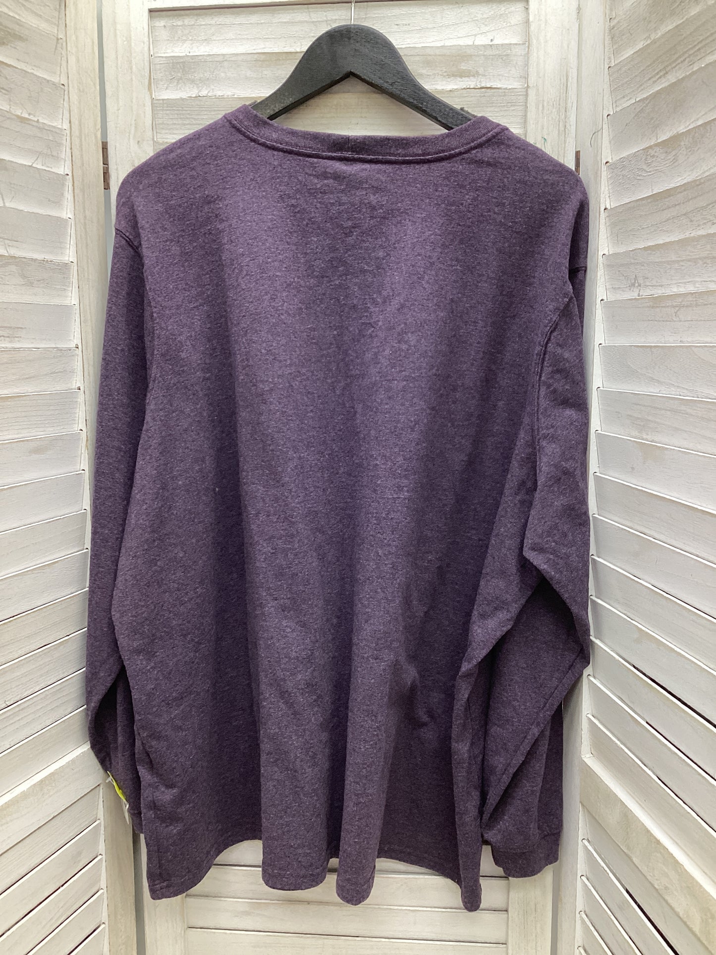 Top Long Sleeve By Carhartt In Purple, Size: 3x