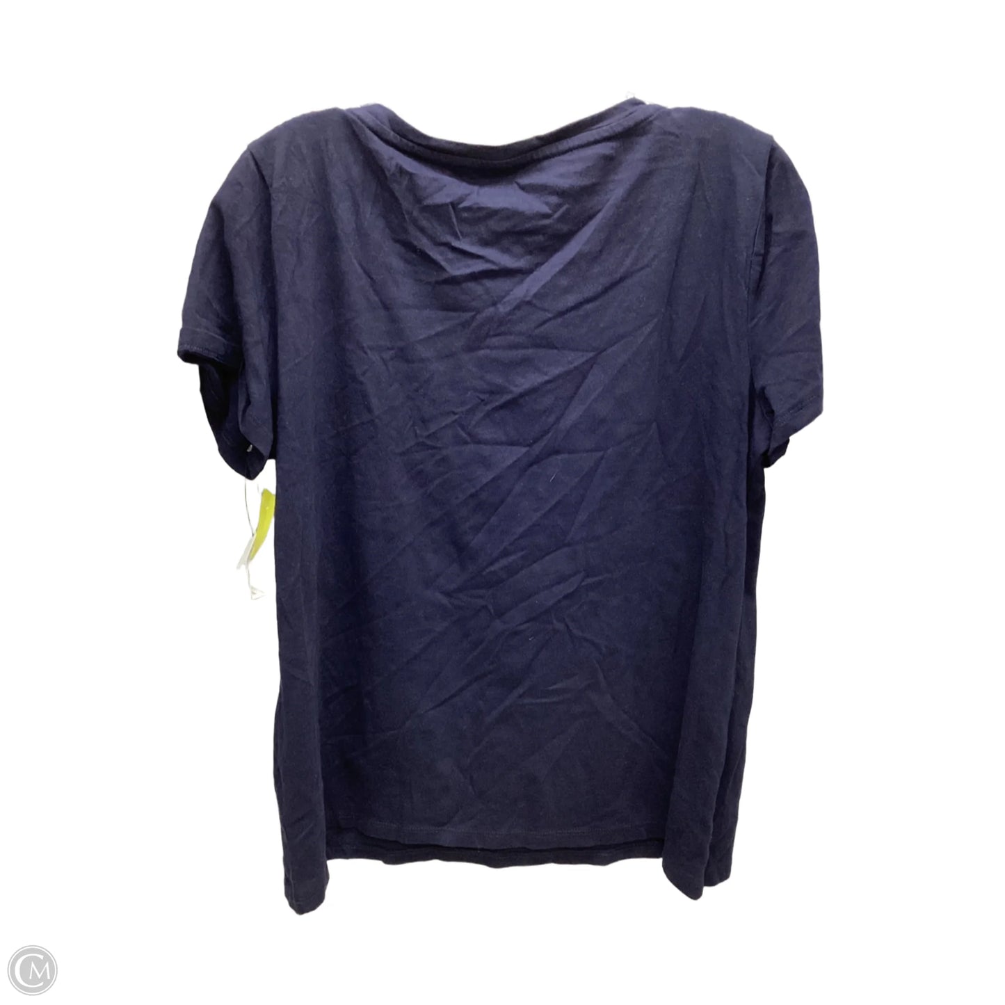 Top Short Sleeve By Talbots In Blue, Size: M