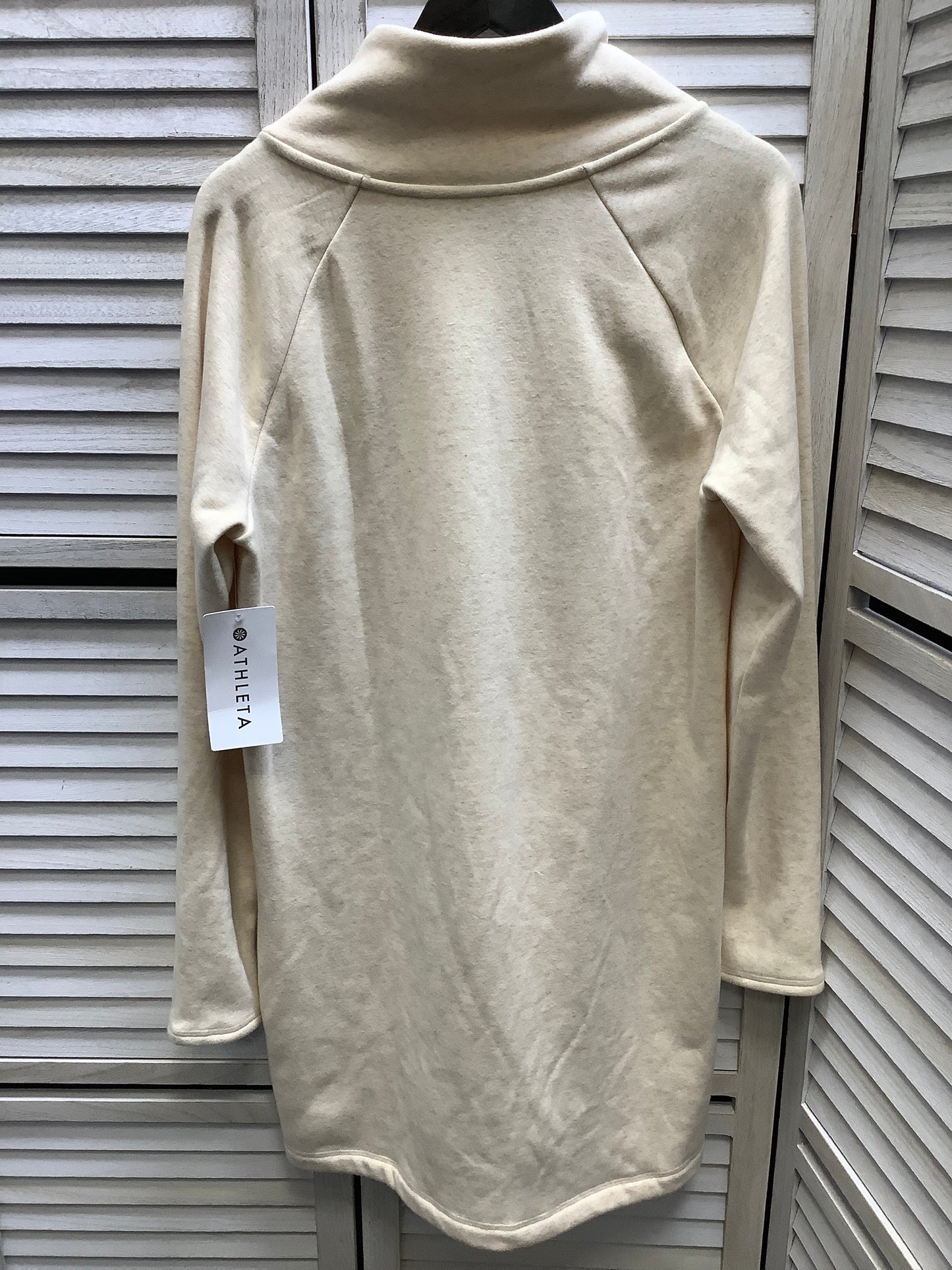 Dress Casual Midi By Athleta In Ivory, Size: M