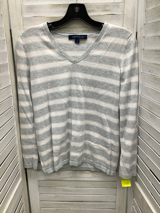 Top Long Sleeve By Tommy Hilfiger In Striped Pattern, Size: M