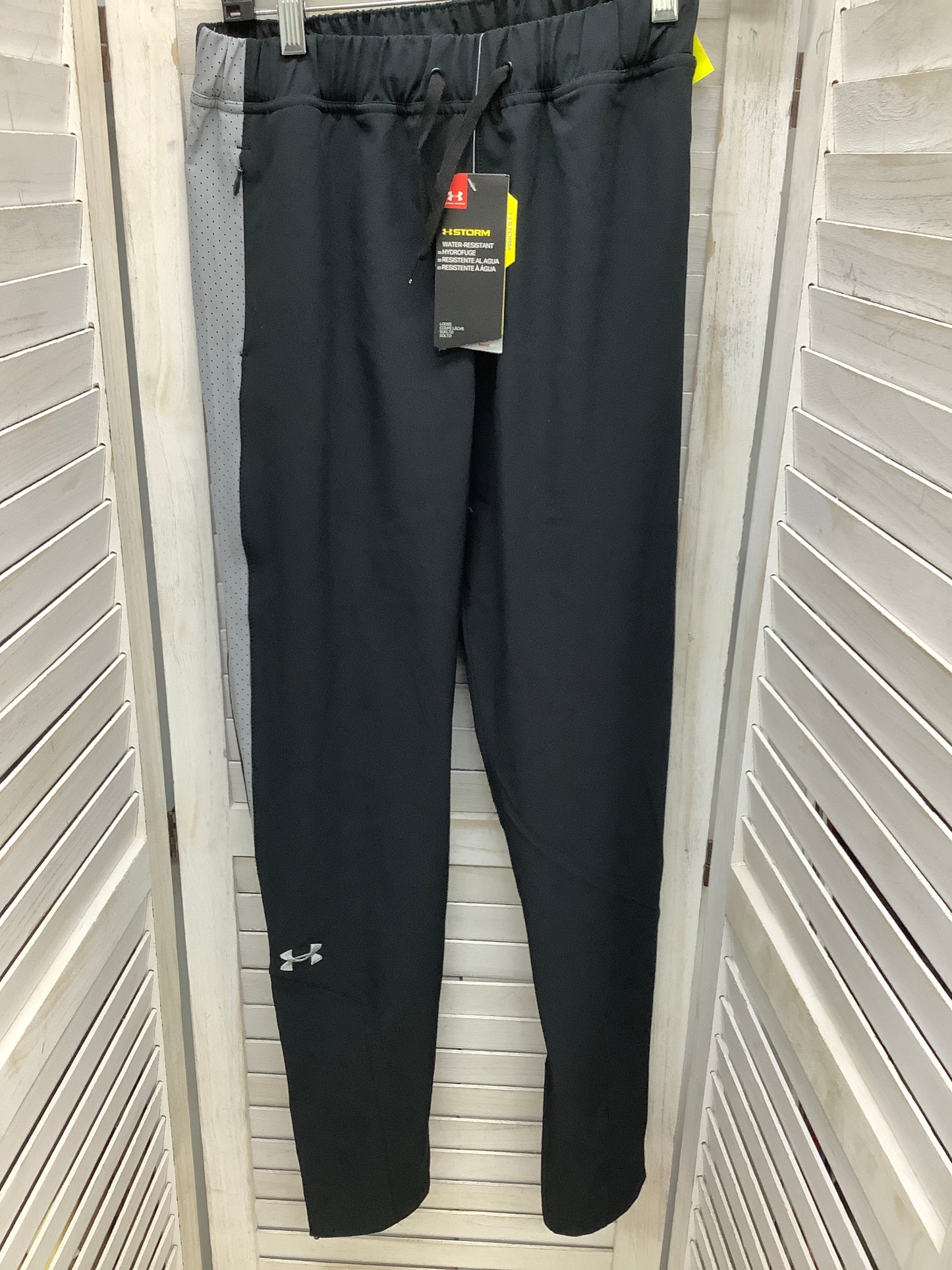 Athletic Pants By Under Armour In Black & Grey, Size: Xs